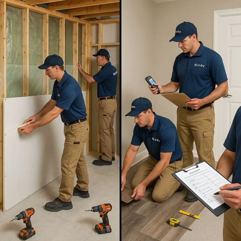 Repairs and Reconstruction process in Oldham County, KY